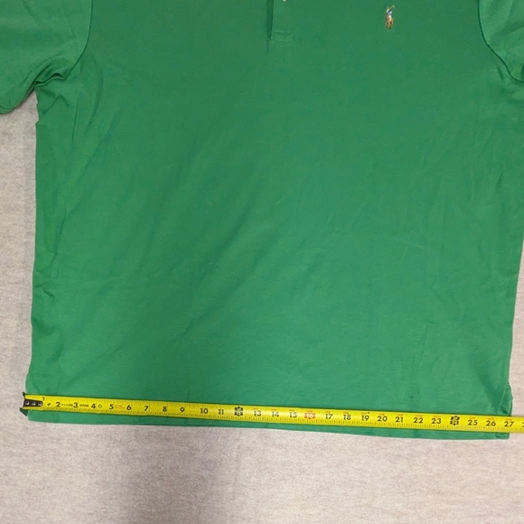 Polo Ralph Lauren Kelly Green Men's 100% Cotton Polo Shirt W Embroidered Logo 2X - Picture 5 of 9